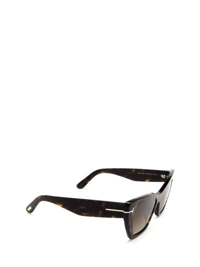 Shop Tom Ford Ft0871 Dark Havana Sunglasses