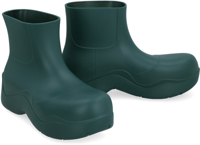 Shop Bottega Veneta Puddle Ankle Boots In Green