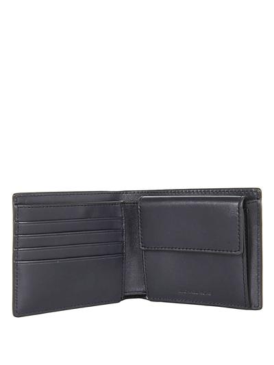 Shop Michael Kors Billfold With Coin Pocket In Navy