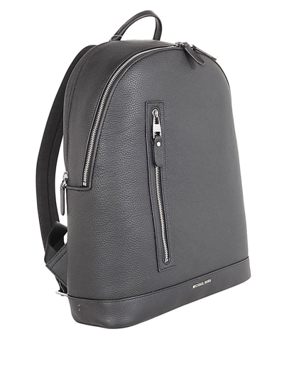 Shop Michael Kors Slim Commuter Backpack In Black