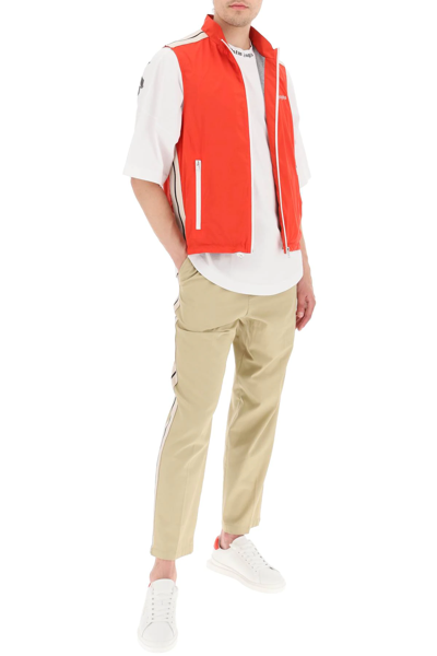 Shop Palm Angels Sports Vest With Logo In Red