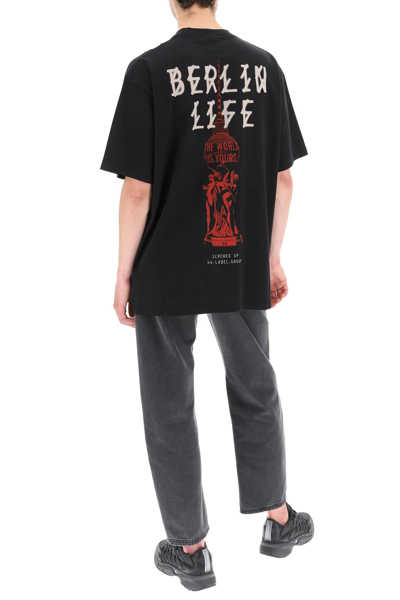 Shop 44 Label Group Berlin Life T-shirt In Black,red