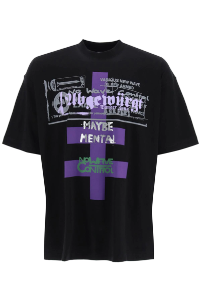 Vetements 'maybe Mental' T-shirt In Multicolor | ModeSens