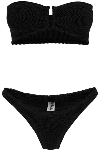 Shop Reina Olga Ausilia Bikini Set In Black