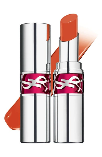 Shop Saint Laurent Candy Glaze Lip Gloss Stick In 8 Chili Delight