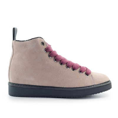Shop Pànchic Women's Pink Suede Ankle Boots