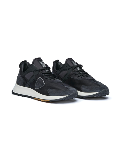 Shop Philippe Model Men's Black Rubber Sneakers