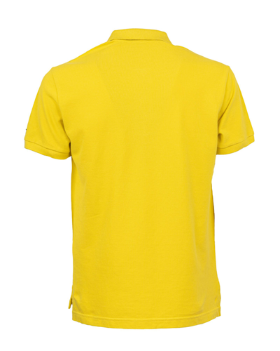 Shop Etro Men's Yellow Cotton Polo Shirt