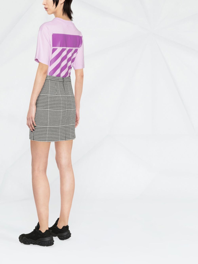 Shop Off-white T-shirt In Lilac