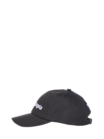 Shop Palm Angels Classic Logo Hat In Black