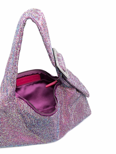 Shop Benedetta Bruzziches Pina Bausch Crystal Handbag In Violet
