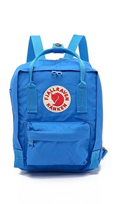Shop Fjall Raven Kanken Mini Backpack In Un Blue