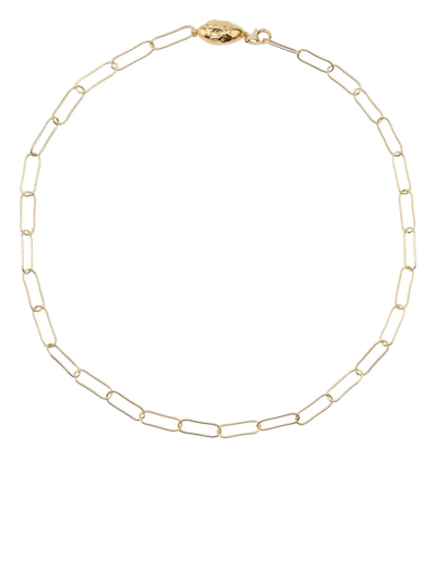Shop Alighieri L'incognito Paperclip-chain Necklace In Gold
