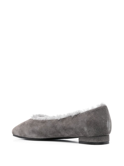 Shop Age Of Innocence Anais Pointed-toe Ballerina Shoes In Grey