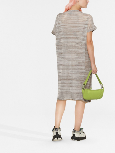 Vitelli Knitted Kaftan - Sand - Plain In Weiss