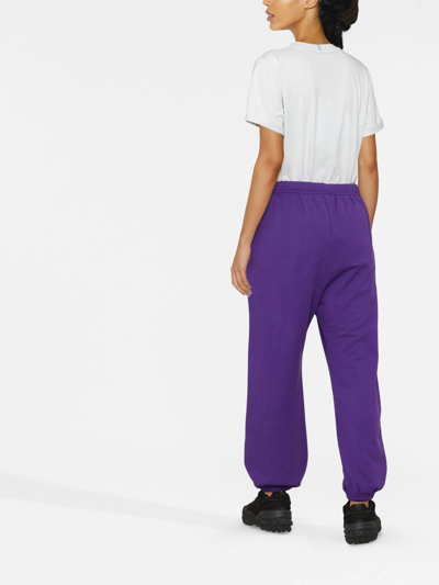 Dsquared2 Icon Logo-print Track Pants In Purple
