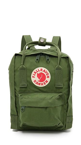 kanken backpack leaf green