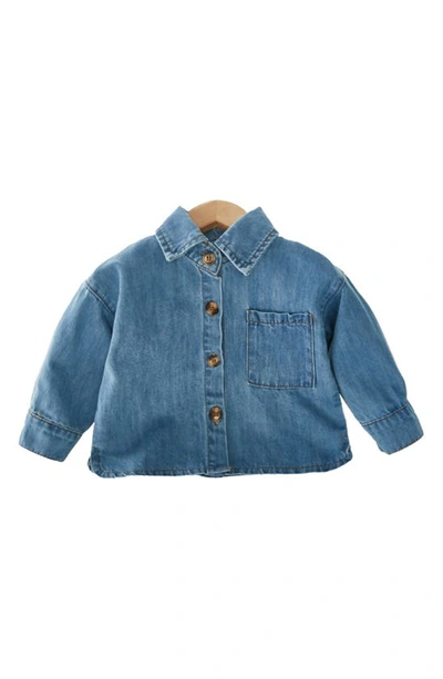 Shop Ashmi And Co Brooklyn Denim Jacket In Blue