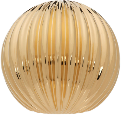 Shop Lanvin Gold Arpège Brass Ball Ring In M1 Gold