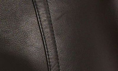 Golden Goose Golden Leather Cropped Flare Pants In Black