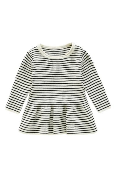 Ashmi And Co Rylee Stripe Cotton Dress In Black