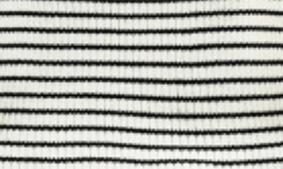 Ashmi And Co Rylee Stripe Cotton Dress In Black