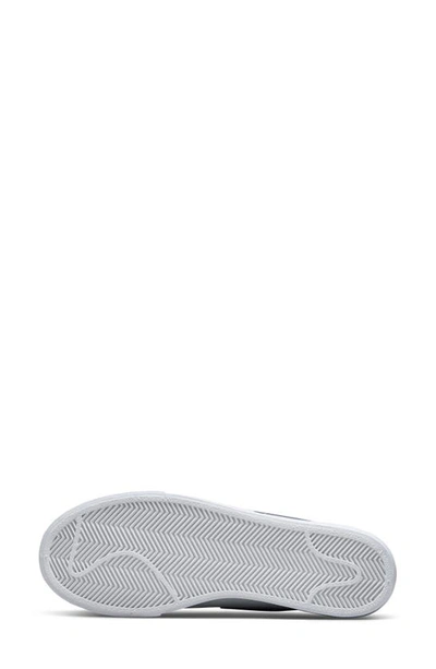 Nike Women's Blazer Low Platform Shoes In White/ White/ Orange/ Royal