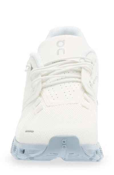 Shop On Cloud 5 Running Shoe In White/ Chambray