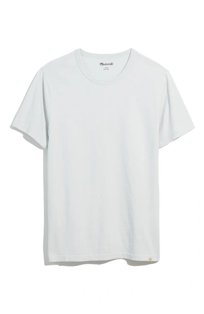 Shop Madewell Garment Dyed Allday Crewneck T-shirt In Morning Mist