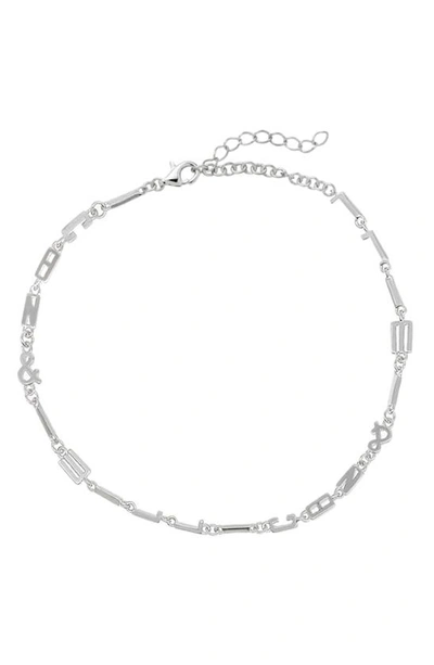 Shop Awe Inspired I Can And I Will Bracelet In Sterling Silver