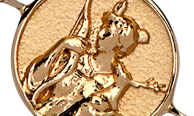 Shop Awe Inspired Warrior Medallion Bracelet In Sterling Silver