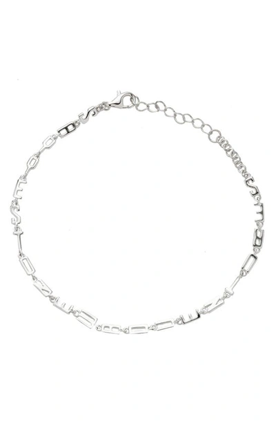 Shop Awe Inspired Say Yes To New Adventures Bracelet In Sterling Silver