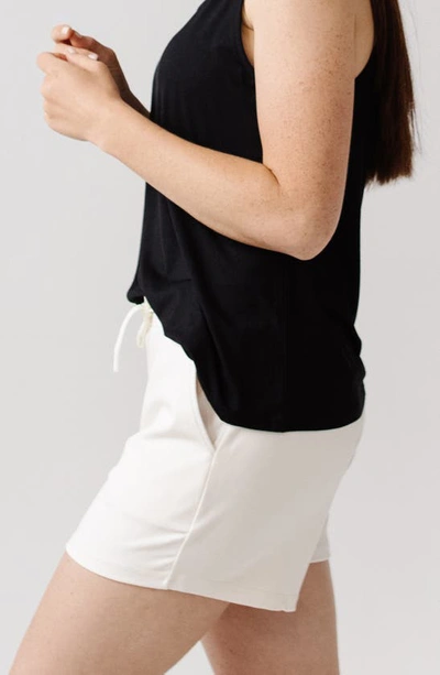 Cozy Earth Pajama Shorts In Ivory