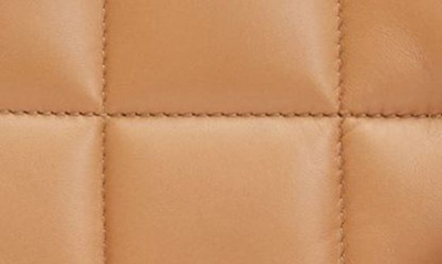 Shop Allsaints Eve Quilted Crossbody Bag In Palisade Tan