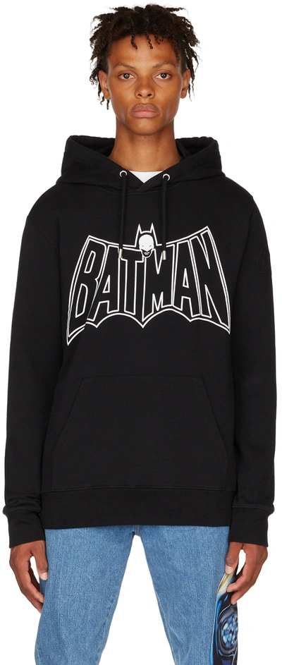 Shop Lanvin Black Batman & Catwoman Hoodie