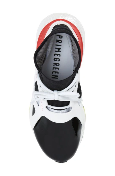 Shop Adidas By Stella Mccartney Ultraboost 21 Primegreen Running Shoe In White/ Black / Vivid Red