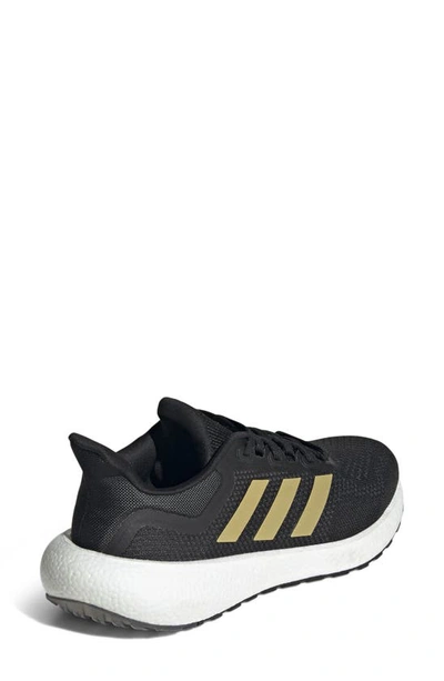 Adidas Originals Adidas Women's Pureboost 21 Running Shoes In Black/gold  Metallic/grey | ModeSens