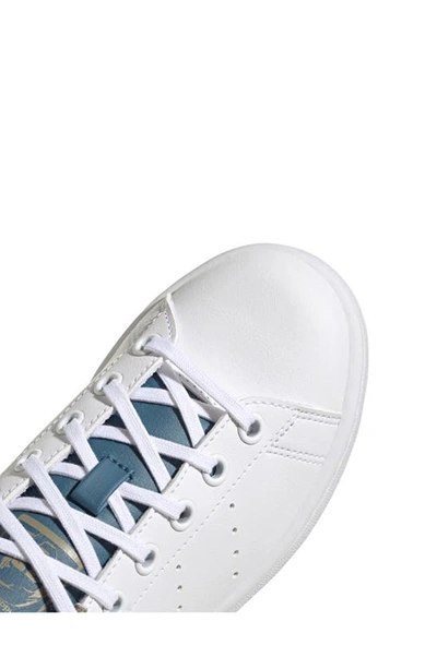 Shop Adidas Originals Stan Smith Low Top Sneaker In White/ White
