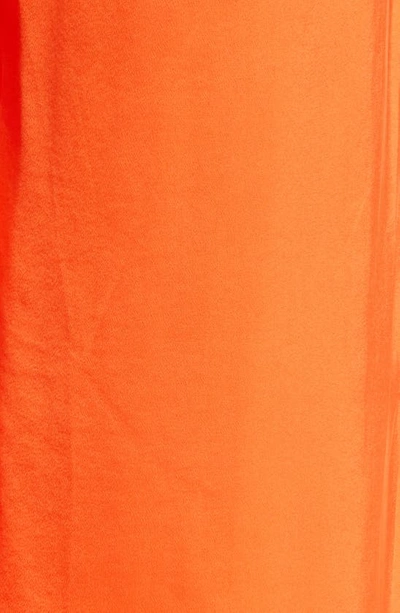Shop Birgitte Herskind Pinky Satin Pants In Mandarin Red
