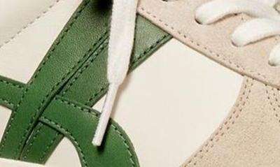 Shop Tory Burch Hank Court Sneaker In Calcare / Arugula / New Ivory