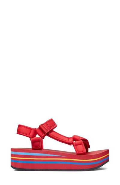 Shop Tory Burch Sport Platform Sandal In Vino / Berry Juice