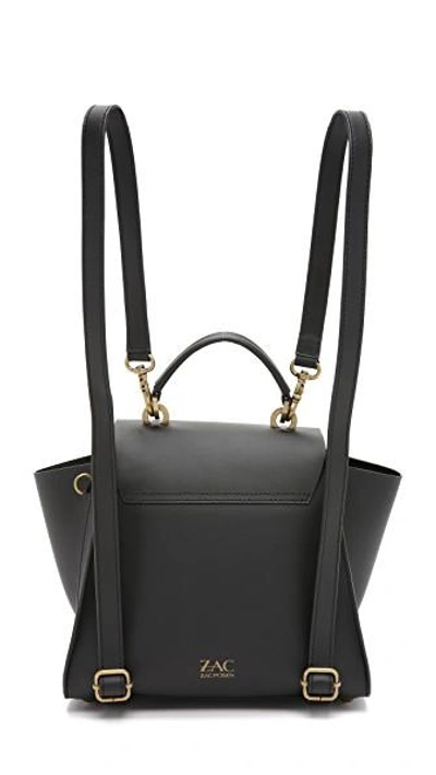 Shop Zac Zac Posen Eartha Iconic Convertible Backpack In Black