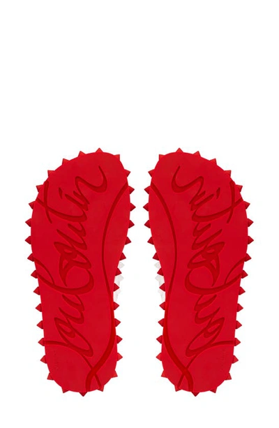 Flip flops Christian Louboutin Red size 41 EU in Rubber - 27447306