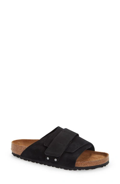 Shop Birkenstock Kyoto Slide Sandal In Black Black