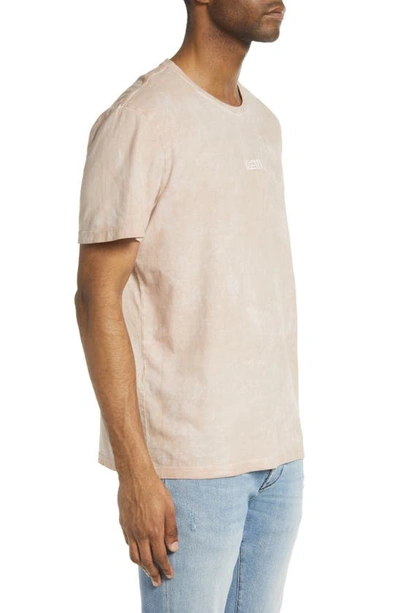 Shop Allsaints Opposition Wyatt Graphic Tee In Peached Taupe