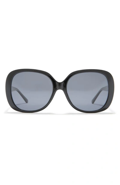 Shop Cole Haan 58mm Round Sunglasses In Black