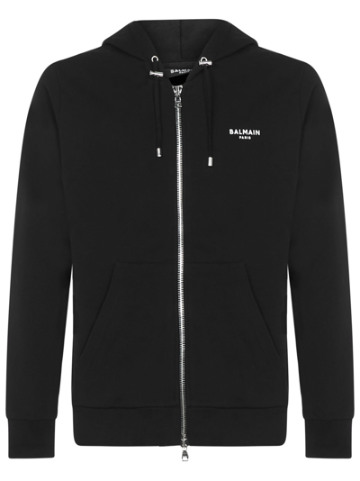 Shop Balmain Paris Sweatshirt In Black