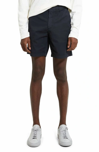 Theory Men's Zaine Neoteric Twill Shorts In Black - 001
