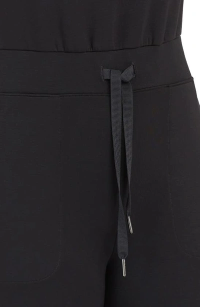 Spanx Airessentials Sleeveless Jumpsuit In Very Black