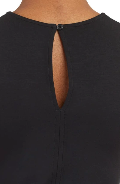 Spanx Airessentials Sleeveless Jumpsuit In Very Black